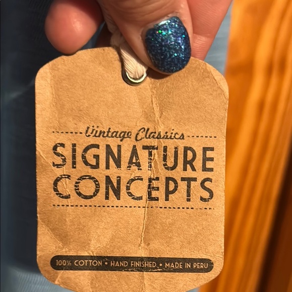 Signature Concepts Blue Long Sleeve State of Hockey Shirt. NWT - Picture 3 of 8